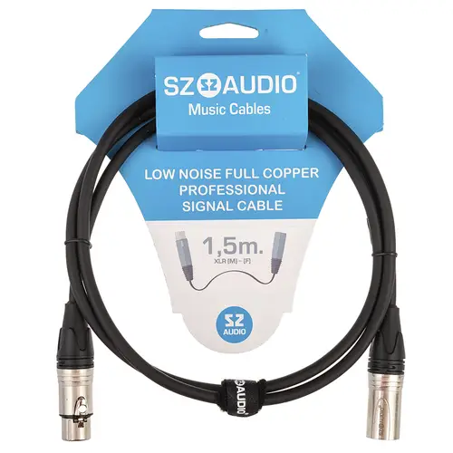 SZ-Audio XLRm - XLRf 1.5m