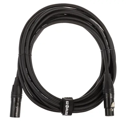 SZ-Audio XLRm - XLRf 5m Black