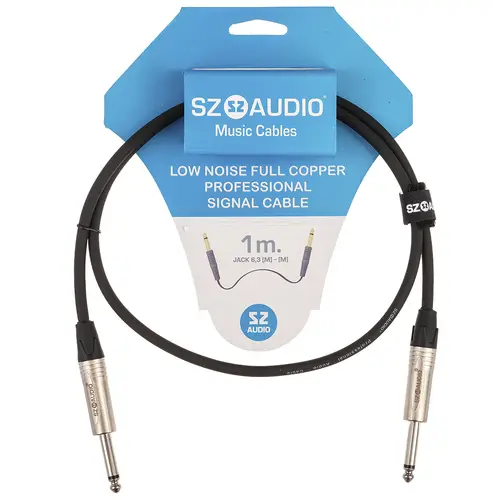 SZ-Audio Jack 6,3 - Jack 6,3 Mono 1m